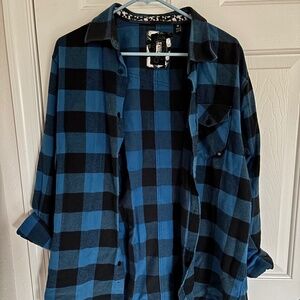 Blue flannel
